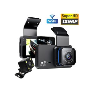 دوربین ثبت وقایع Dual Lens Vehicle Blackbox DVR وای فای دار